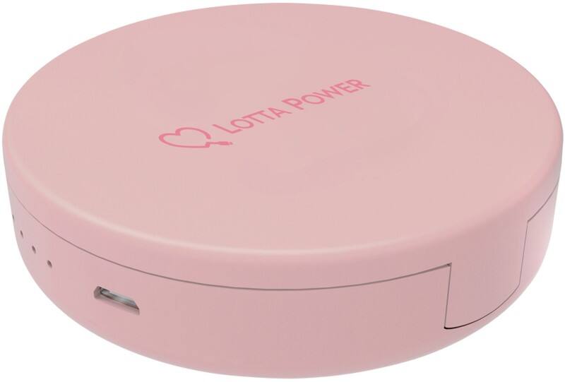 XLayer Powerbank Make-Up-Spiegel 4000 mAh Rose