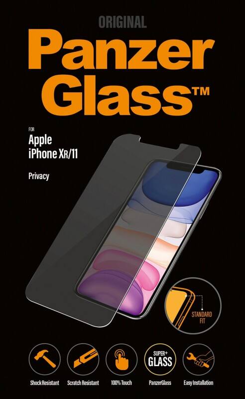 PanzerGlass Bildschirmschutz mit Blickschutzfilter für iPhone XR/11