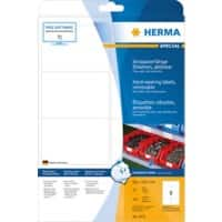 HERMA Wetterfeste Etiketten 4575 DIN A4 Weiß Rechteckig 99,1 x 67,7 mm 20 Blatt à 8 Etiketten