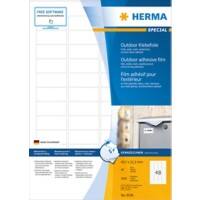 HERMA Wassserfeste Etiketten 9536 Weiß DIN A4 45,7 x 21,2 mm 40 Blatt à 48 Etiketten