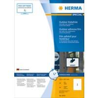 HERMA Wassserfeste Etiketten 9543 Weiß DIN A4 210 x 297 mm 40 Blatt à 1 Etiketten