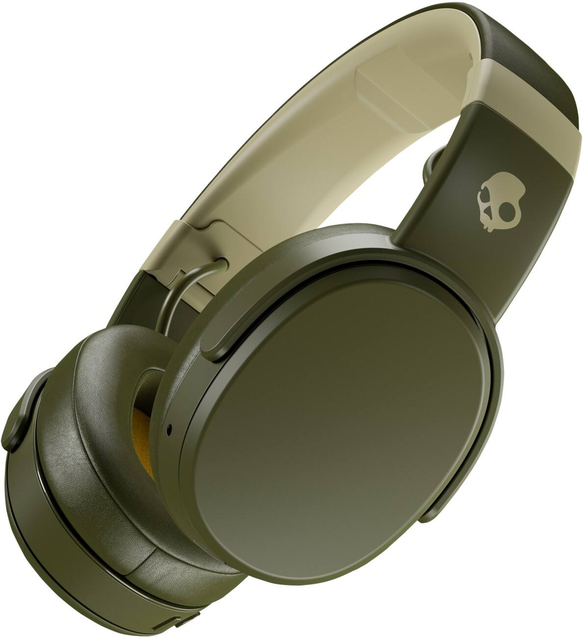 Skullcandy Kabelloses Headset Crusher Kopfbügel Style Bluetooth mit Mikrofon Olivgrün