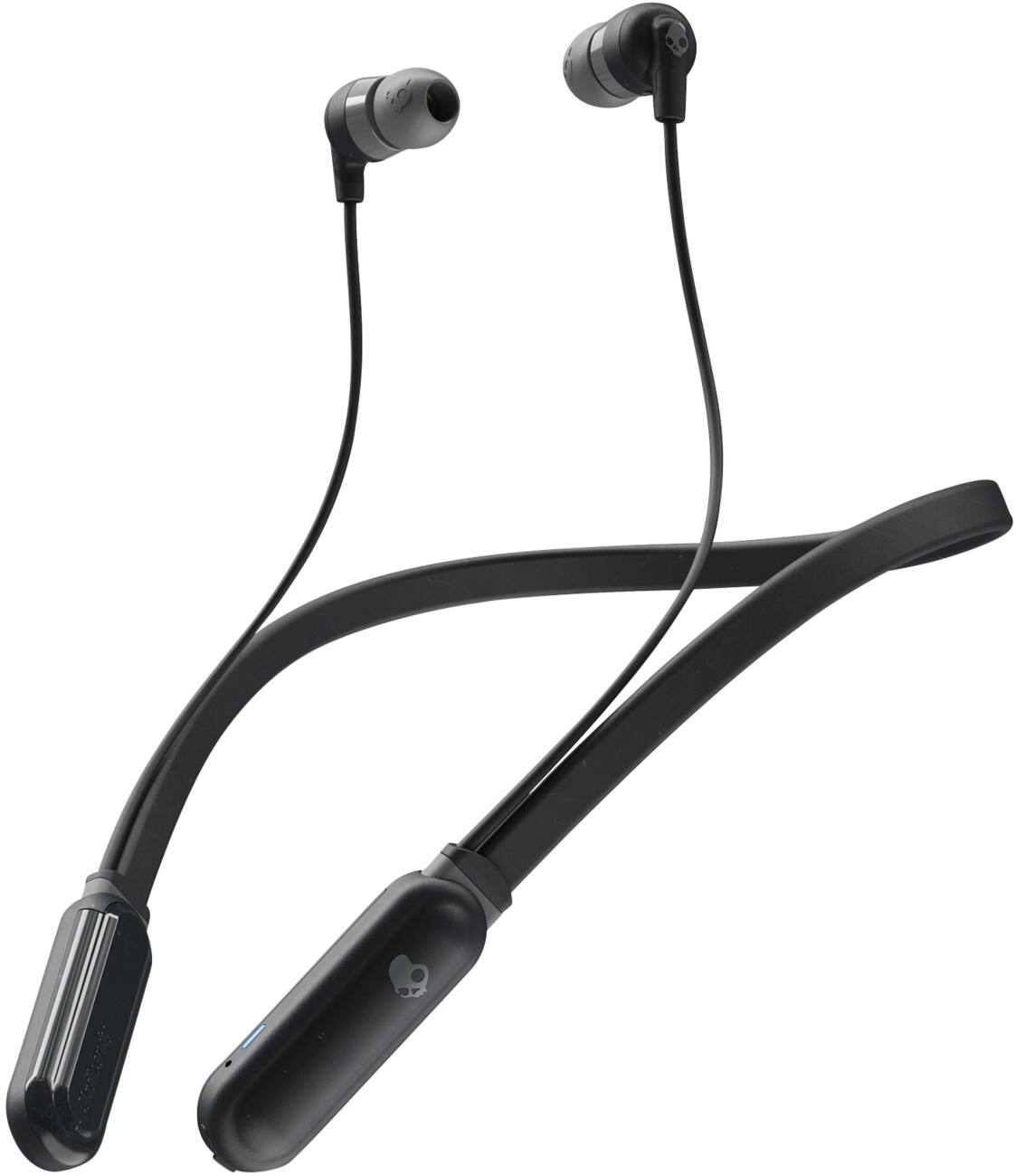 Skullcandy Kabelloses Sport Ohrhörer INKD+ mit Nackenbügel Bluetooth mit Mikrofon Grau