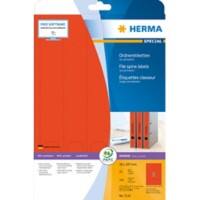 HERMA Ordneretiketten 5132 Rot 38 x 297 mm 20 Blatt à 5 Etiketten