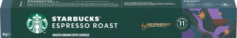 Starbucks by Nespresso Espresso Roast Kaffeekapseln Espresso Intensität 11 Stark 10 Stück à 5.7 g
