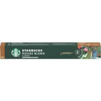 Starbucks by Nespresso House Blend Kaffeekapseln Lungo Intensität 8 Medium Arabica 10 Stück à 57 g