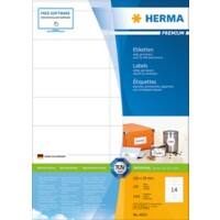 HERMA Mehrzwecketiketten 4654 Weiß 105 x 39 mm Rechteckig 100 Blatt à 56 Etiketten