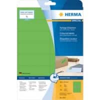 HERMA Farbige Multifunktionsetiketten 4554 Grün Rechteckig 105 x 37 mm 20 Blatt à 16 Etiketten