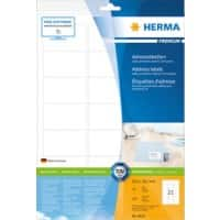 HERMA Adressetiketten 8632 Weiß Rechteckig 63,5 x 38,1 mm 10 Blatt à 21 Etiketten