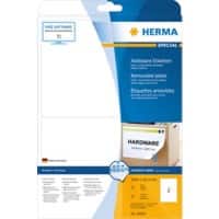 HERMA Wiederablösbare Etiketten 10020 Weiß Rechteckig 199,6 x 143,5 mm 25 Blatt à 56 Etiketten