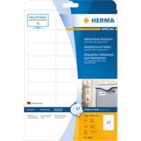 HERMA Drucketiketten 4864 Weiß A4 63,5 x 29,6 mm 10 Blatt à 27 Etiketten