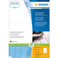 HERMA Adressetiketten 8691 Weiß Quadratisch 148 x 105 mm 400 Blatt à 2 Etiketten