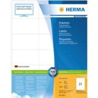 HERMA Mehrzwecketiketten 4415 Weiß Rechteckig 70 x 42 mm 500 Blatt à 21 Etiketten