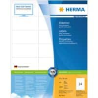 HERMA Mehrzwecketiketten 4414 Weiß Rechteckig 70 x 36 mm 500 Blatt à 24 Etiketten