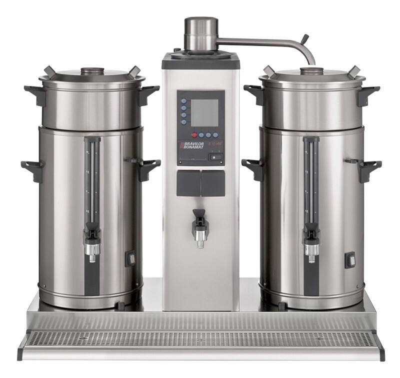 Bravilor Bonamat B10 HW Kaffeemaschine 20 L Edelstahl Schwarz, Silber