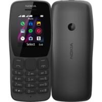 Nokia 110 4 MB 0,3 Megapixel 4.5 cm (1,77 Zoll) MiniSIM Mobiltelefon Mobiltelefon Schwarz