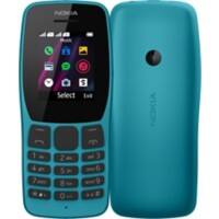 Nokia 110 4 MB 0,3 Megapixel 4.5 cm (1,77 Zoll) MiniSIM Mobiltelefon Mobiltelefon Blau