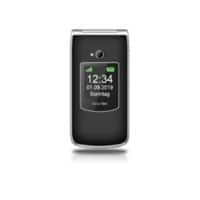Bea-Fon Flip top SL595 1,3 Megapixel 6,1 cm (2,4 Zoll) MiniSIM Mobiltelefon Mobiltelefon Schwarz, Silber