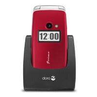 Doro Prime 413 2 Megapixel 6,1 cm (2,4 Zoll) Mobiltelefon Mobiltelefon Rot