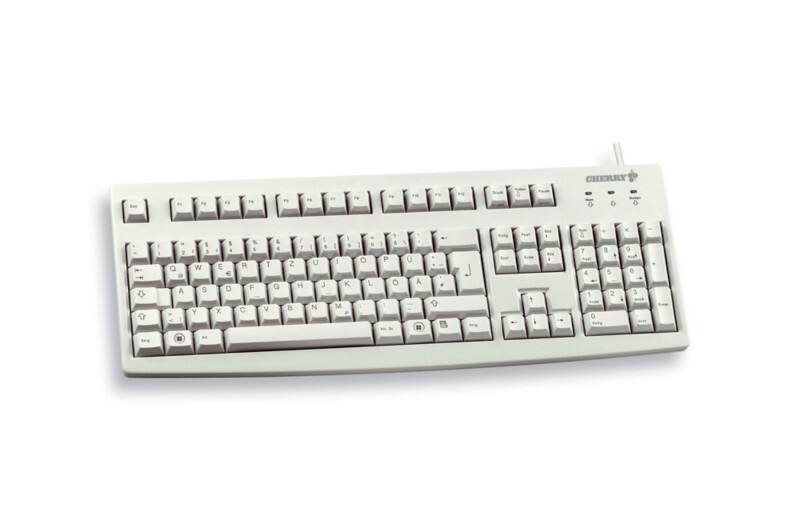 CHERRY Tastatur G83-6105 G83-6105LUNDE-0 Verkabelt Grau QWERTZ (DE)