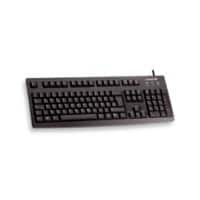 CHERRY Tastatur G83-6105 G83-6105LUNDE-2 Verkabelt Schwarz QWERTZ (DE)