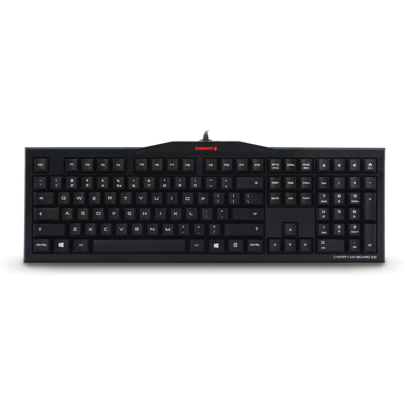 CHERRY Ergonomische Tastatur G84-5200 QWERTY Schwarz Kabelgebunden