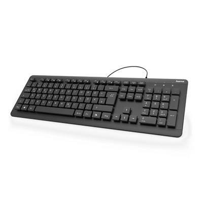 Hama Tastatur KC-600 182682 Schwarz QWERTZ (DE)