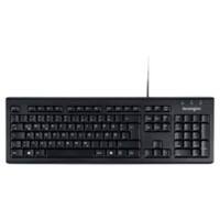 Kensington Tastatur ValuKeyboard 1500109DE Verkabelt Schwarz QWERTZ (DE)