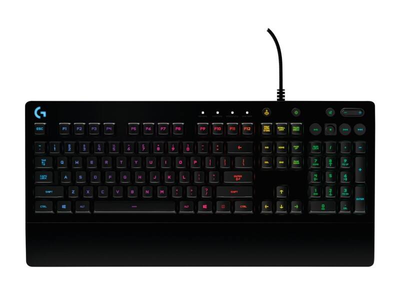 Logitech Tastatur G213 920-008087 Verkabelt Schwarz QWERTZ (DE)