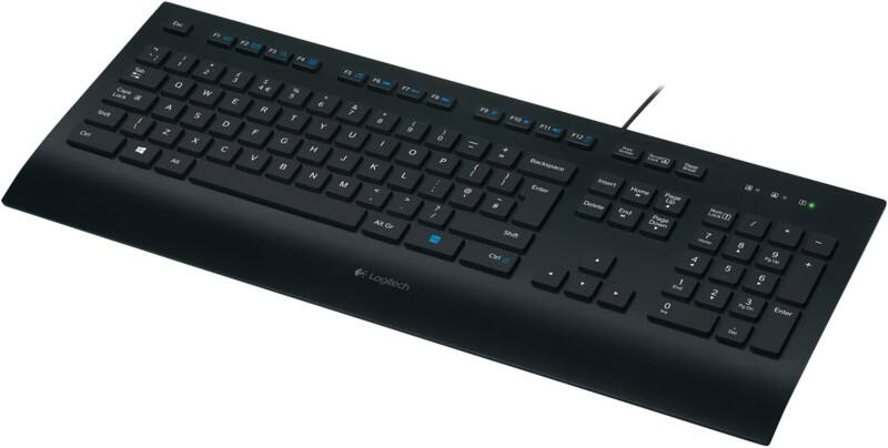 Logitech tastatur k280e 920-008669 verkabelt schwarz qwertz (de)