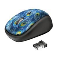 Trust Kabellose Optische USB Maus Pfauenfarbe