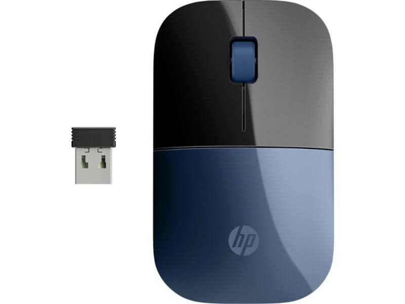 HP Z3700 Kabellose Optische USB Maus Schwarz, Blau