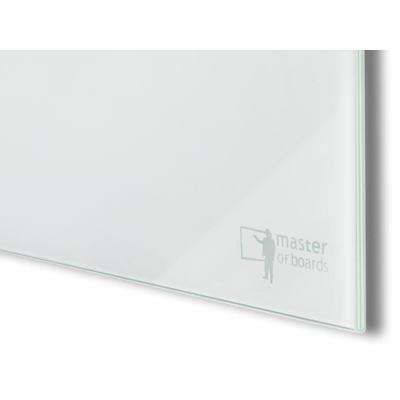 Master of Boards Whiteboard Sicherheitsglas Weiß 600 x 450 mm