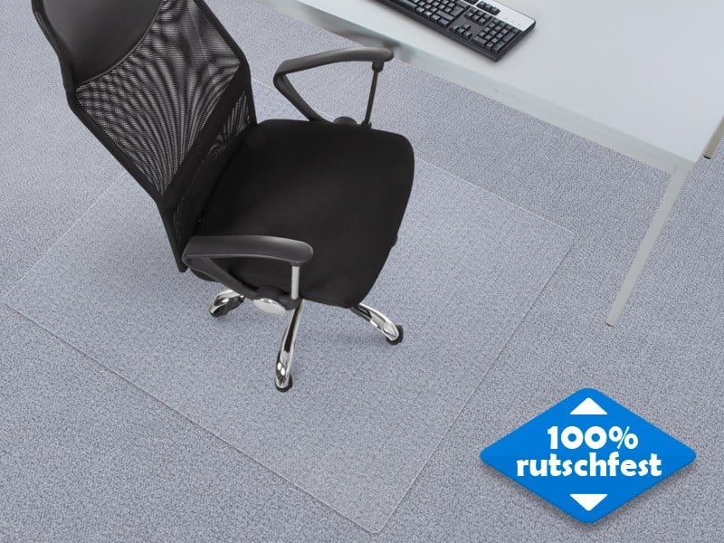 Floordirekt Pro Bodenschutzmatte Neo Teppich Vinyl Transparent 900 x 1200 mm