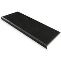 Floordirekt Step Stufenmatte Santiago Gummi Schwarz 250 x 750 mm