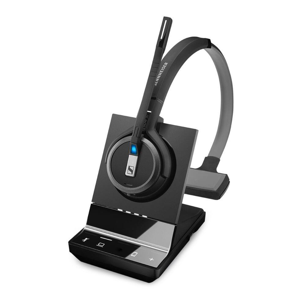 Sennheiser SDW 5033 DECT-Headset Kabellos Kopfbügel Schwarz mit Mikrofon USB