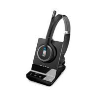 EPOS SDW 5065 Verkabelt / Kabellos Stereo Headset Kopfbügel Geräuschunterdrückung USB mit Mikrofon Schwarz