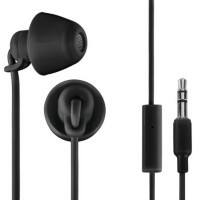 Thomson In-Ear EAR3008 Kopfhörer Verkabelt Ohrhörer Geräuschunterdrückung mit Mikrofon Schwarz mit Mikrofon