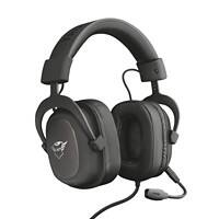 Trust ZAMAK PREMIUM GXT 414 Gaming-Headset Verkabelt Über das Ohr Schwarz mit Mikrofon