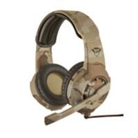 Trust Radius GXT 310D Gaming-Headset Verkabelt Über das Ohr Braun mit Mikrofon