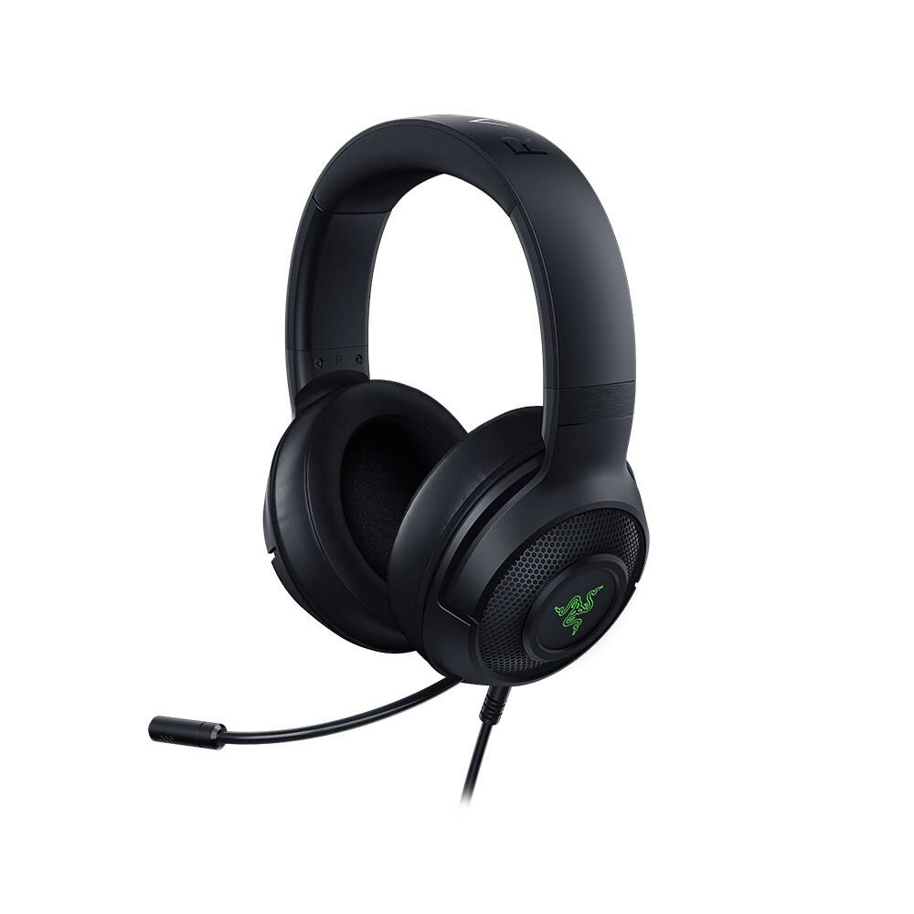 Razer KRAKEN X Gaming-Headset Verkabelt Kopfbügel Schwarz mit Mikrofon USB