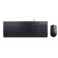 Lenovo Tastatur-Maus-Set Essential Wired 4X30L79891 Verkabelt Schwarz QWERTZ Tschechisch