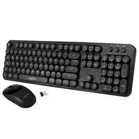 LogiLink Tastatur-Maus-Set ID0178 Kabellos Schwarz QWERTZ