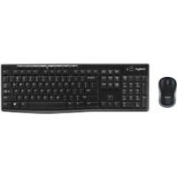 Logitech Tastatur-Maus-Set MK270 920-004509 Kabellos Schwarz QWERTY (US) International