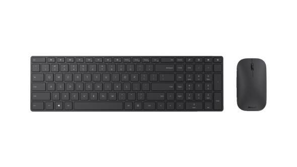 MICROSOFT Kabellos Tastatur-Maus-Set QWERTZ Schwarz