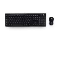 Logitech Tastatur-Maus-Set MK270 920-004508 Kabellos Schwarz QWERTY Tschechisch, Polnisch, Türkisch