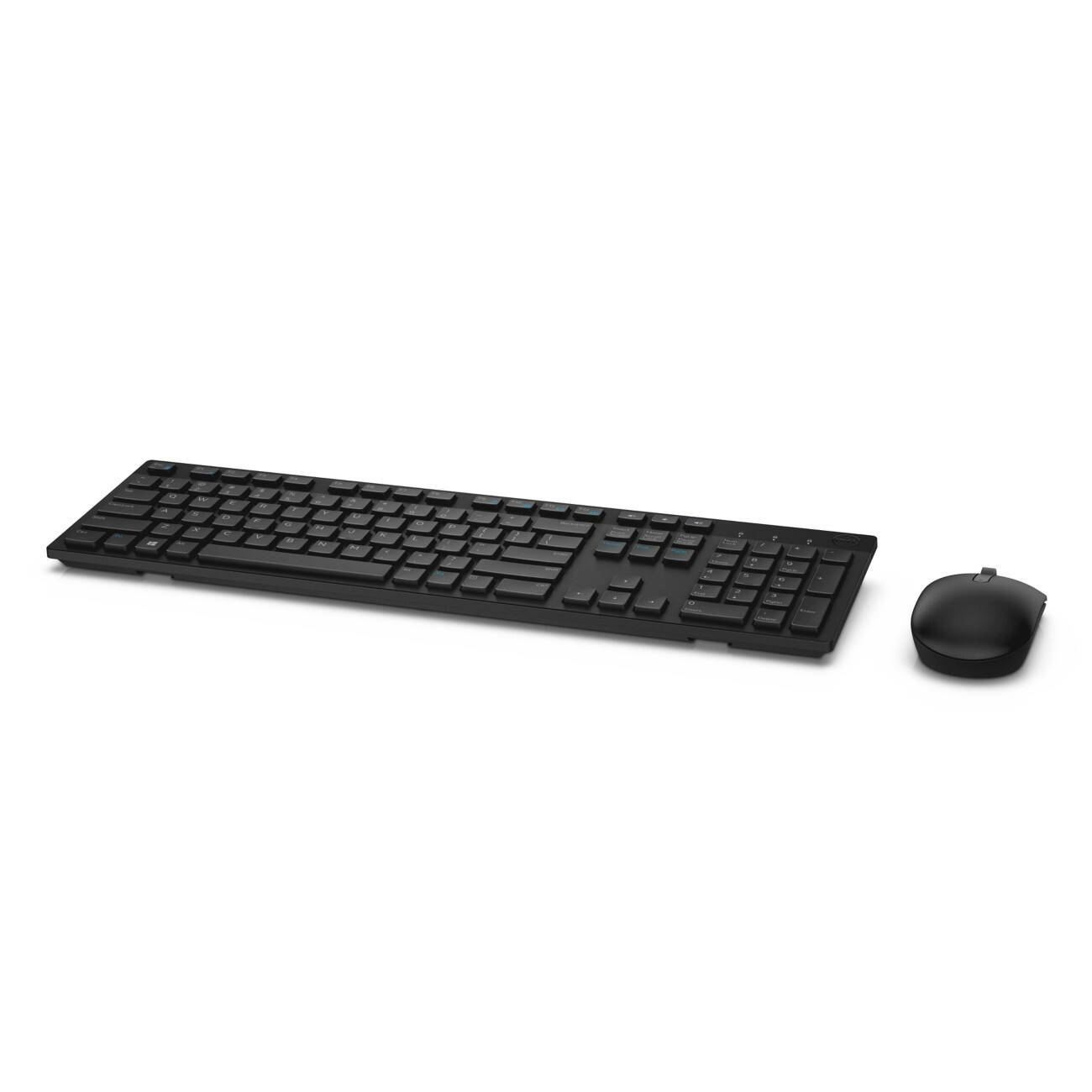 DELL KM636 Kabellos Tastatur-Maus-Set QWERTZ Schwarz