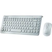 perixx Tastatur-Maus-Set PERIDUO-707 PERIDUO-707 W Kabellos Weiß QWERTZ (DE)