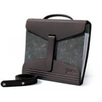 YAKA Ordnertasche PVC Schwarz 2 Stück