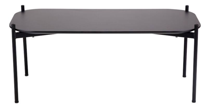 meet powered by PAPERFLOW Empfangstisch Rechteckig Meet MDF (Mitteldichte Faserplatte) Schwarz 1.000 x 500 x 400 mm